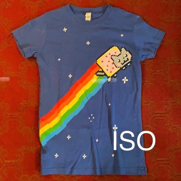 Tops - ISO - Nyan Cat Shirt (Small/Medium)